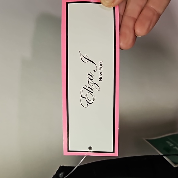 Eliza J NWT Black & Sheer Tiered Sheath Dress - Picture 3 of 6